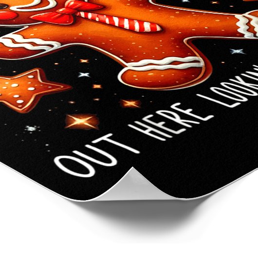 Poster Out Here Looking Like A Snack Funny Boujee Xmas Gi (Coin)