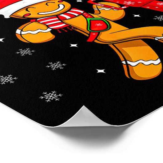 Poster Out Here Looking Like A Snack Funny Gingerbread Ch (Coin)