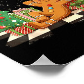 Poster Out Here Looking Like A Snack Funny Gingerbread Ma (Coin)