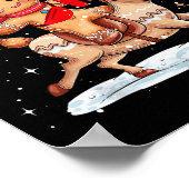 Poster Out Here Looking Like A Snack Funny Xmas Gingerbre (Coin)