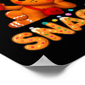 Poster Out Here Looking Like A Snack Funny Xmas Light Gin (Coin)