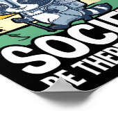 Poster Out Of Breath Randonnée Society Soyez Là Dans Une (Coin)