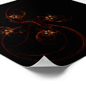 Poster Out of the Dark Abstract (Coin)