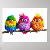 Poster Out on a limb -- Birds (Devant)