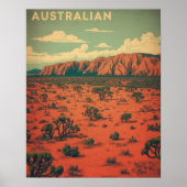 Poster Outback Odyssey – Voyage rétro dans le désert aust (Devant)