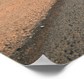 Poster Outback Road, Australie - Poster, Paysage (Coin)