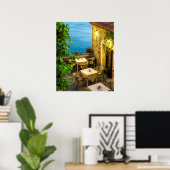 Poster Outdoor Tables at Resturant (Bureau à domicile)