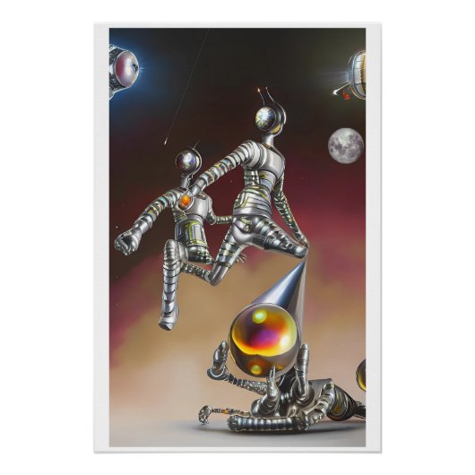 Poster Outer Space Olympians (Devant)