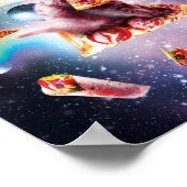 Poster Outer Space Pizza Cat - Rainbow Laser, Taco, Burri (Coin)