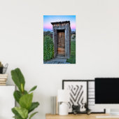 Poster Outhouse de Montana Ghost Town (Bureau à domicile)