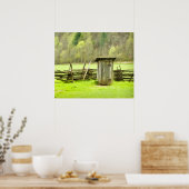 Poster Outhouse Smoky Mountains (Cuisine)