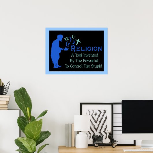 Poster Outil de religion (Bureau à domicile)