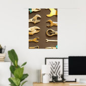 Poster Outils à main (Bureau à domicile)