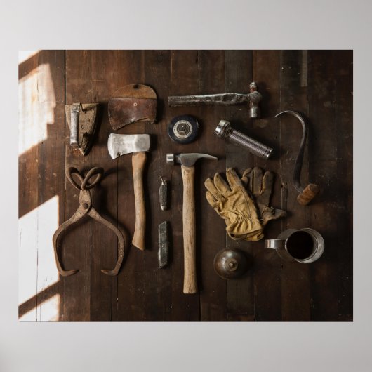 POSTER OUTILS ANCIENS (Devant)