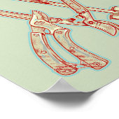 Poster Outils de jardinage (Coin)