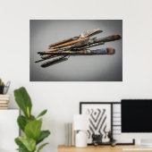 Poster Outils de peinture d'Alma Thomas (Bureau à domicile)