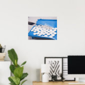 Poster Outils de pharmacie, pilules, médicaments (Bureau à domicile)