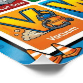 Poster Outils de puissance A-Z Alphabet (Coin)