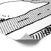 Poster Outils pour vaches - QG écrasé (Coin)