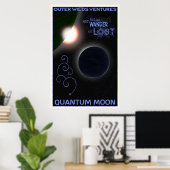 Poster Outremer Wilds Quantum Moon Travel (Bureau à domicile)