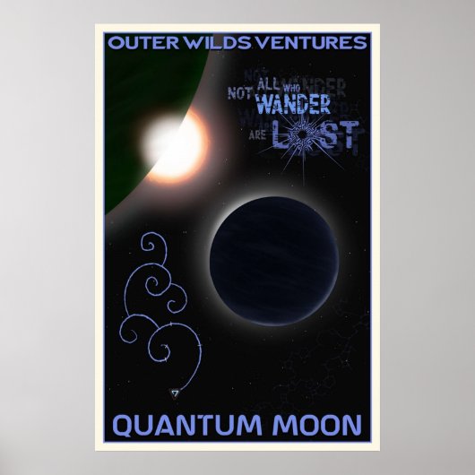 Poster Outremer Wilds Quantum Moon Travel (Devant)