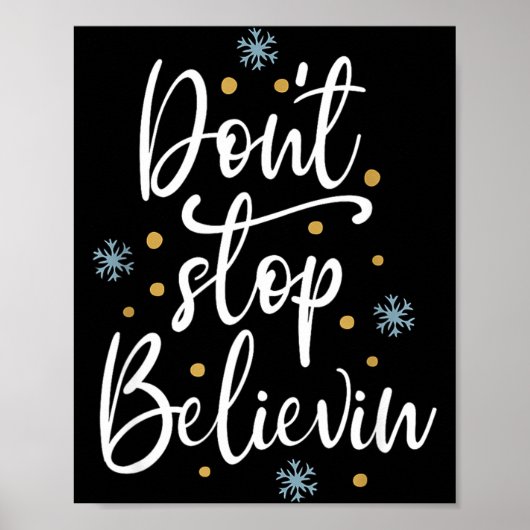 Poster Outstading For Melanin Don't Stop Believing - Men' (Devant)