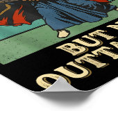 Poster Outta Spells But Not Outta Shells Wizard Retro Fan (Coin)