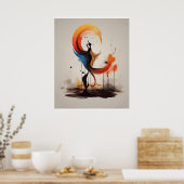 Poster ouvert au coeur (Cuisine)