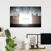 Poster Ouverture des portes du ciel (Bureau à domicile)
