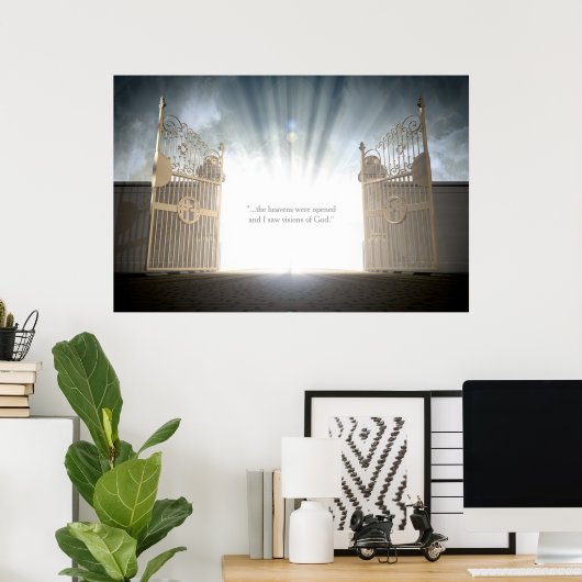 Poster Ouverture des portes du ciel (Bureau à domicile)