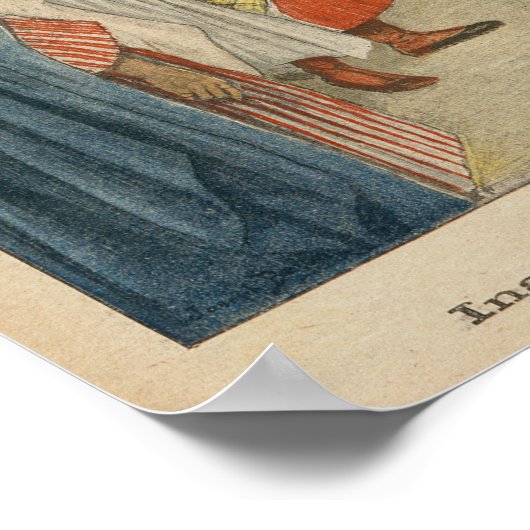 Poster Ouverture du chemin de fer Saida en Algérie (Coin)