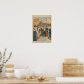 Poster Ouverture du chemin de fer Saida en Algérie (Cuisine)