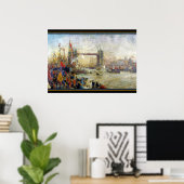 Poster Ouverture du Tower Bridge Londres 1895 (Bureau à domicile)