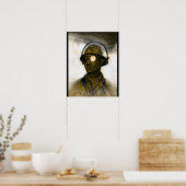 Poster Ouvrier en acier (Cuisine)