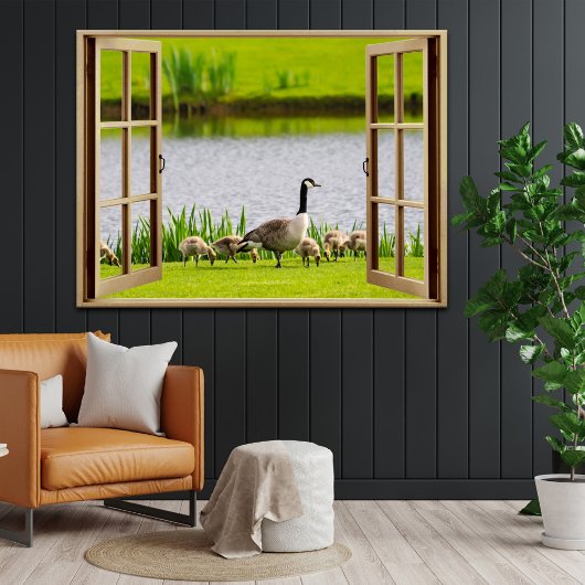 Poster Ouvrir la fenêtre Mama Goose