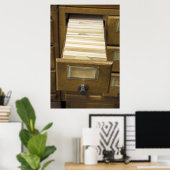 Poster Ouvrir le catalogue de cartes (Bureau à domicile)