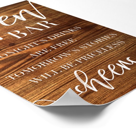 Poster Ouvrir le panneau (Coin)