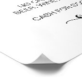 Poster Ouvrir le panneau Mariage de barre | Calligraphie  (Coin)