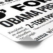 Poster over de herverkiezing van Obama (Hoek)