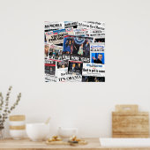 Poster over de herverkiezing van Obama (Keuken)