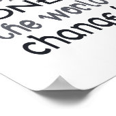 Poster over het redden van één hond (Hoek)