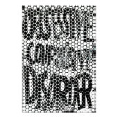 Poster over OCD-bewustzijn (reliëf) (Voorkant)