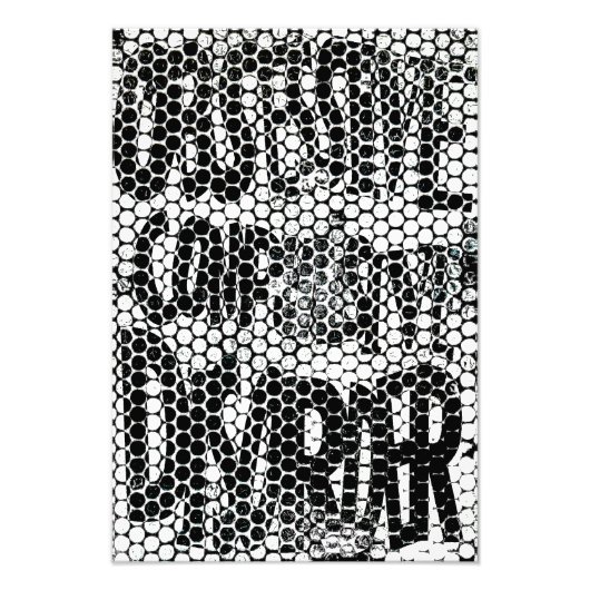 Poster over OCD-bewustzijn (reliëf) (Voorkant)