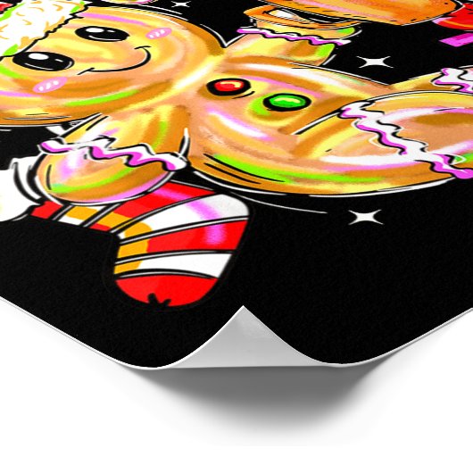 Poster Overbaked And Over It Xmas Cookies Baking Gingerbr (Coin)