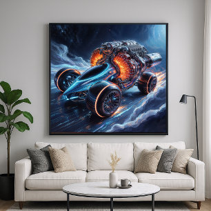 Poster Overkill moteur - Fantastique conception de concep