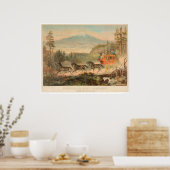 Poster Overland Mail Company (1268A) (Cuisine)