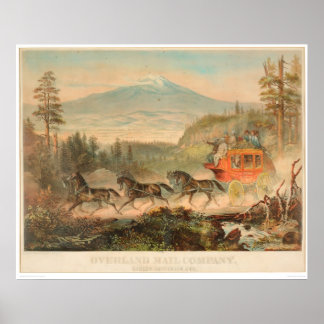Poster Overland Mail Company (1268A)