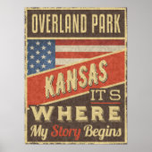 Poster Overland Park Kansas (Devant)