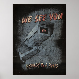 Poster Overlook - Techno-Dystopian Streetwear Design