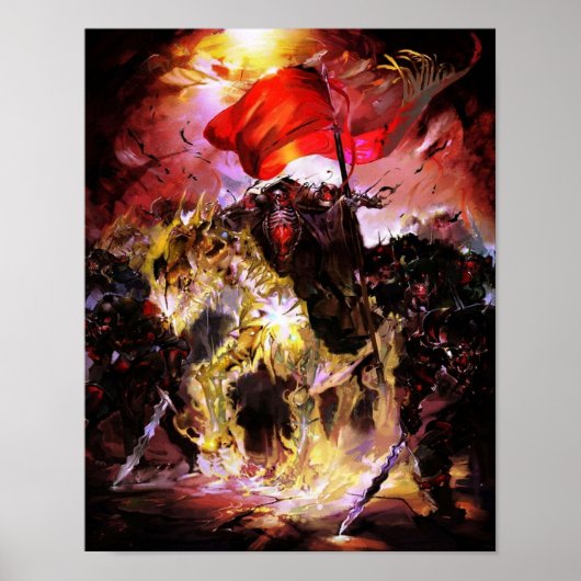 Poster Overlord Armée de Nazarick (Devant)